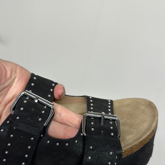 MIA  Brookie Black Studded Platform Sandals - Picture 12 of 13